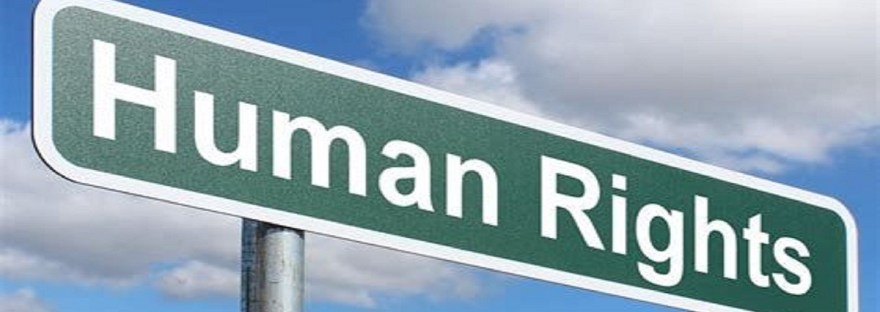Human Rights on a street sign