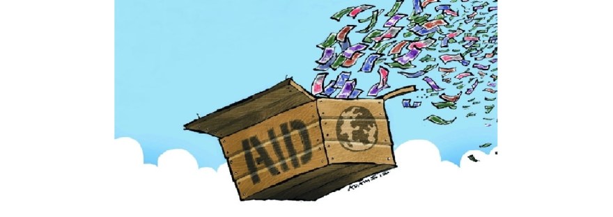Foreign Aid money flying away